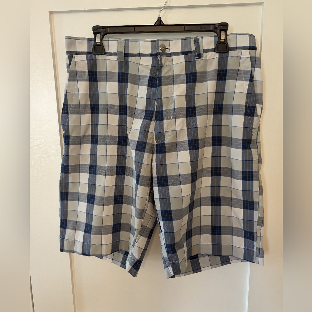 Callaway Mens Plaid Golf Shorts